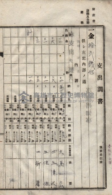 諸稅關係書綴藏品圖，第156張