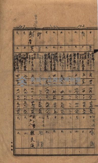 高臨營第一號ノ內三第（1）號（レ）借地
（九鬮、岡山營）藏品圖，第56張