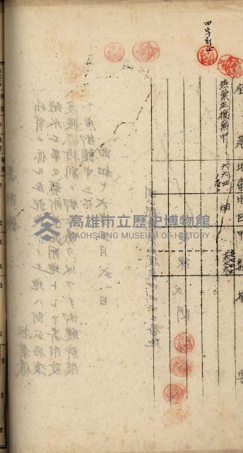 阿公店溪治水工事用地道路寄附願綴藏品圖，第56張