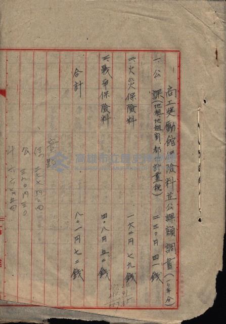 高雄商工獎勵館關係綴
（其之他－十三之五）藏品圖，第56張