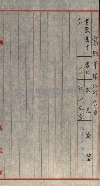 雜件－高雄州
（昭和十五年至十六年）藏品圖，第57張