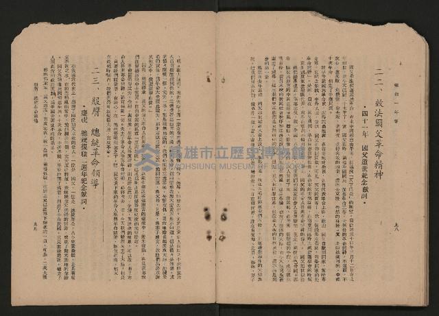 《彈指一年集》
（高雄市政叢書一）藏品圖，第55張