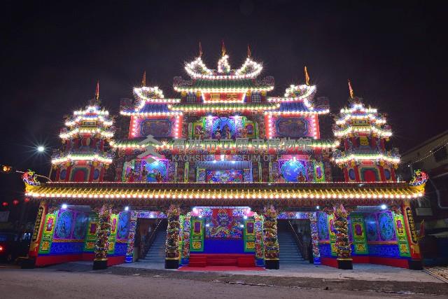 夜晚的鳳林宮五朝祈安清醮天壇藏品圖，第1張