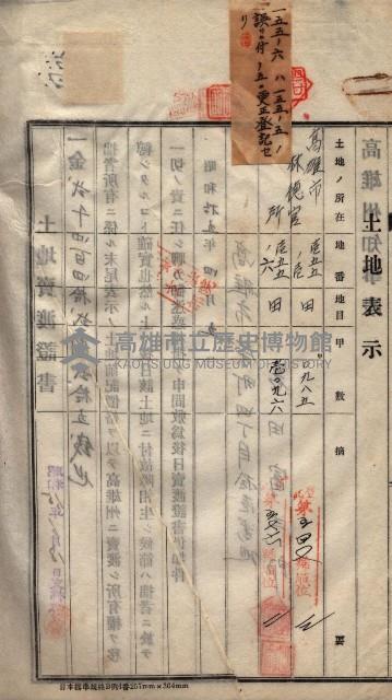 林德宮、五塊厝登記濟證綴
（林德官、五塊厝關係－九之三）藏品圖，第246張