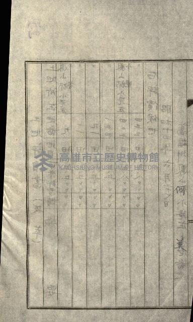 陸軍用地關係綴（評價關係）藏品圖，第461張