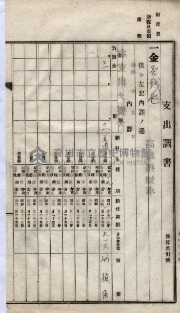 諸稅關係書綴藏品圖，第146張