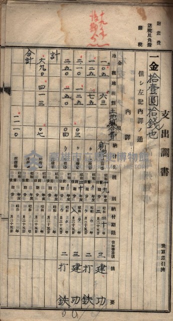 諸稅關係書綴藏品圖，第46張