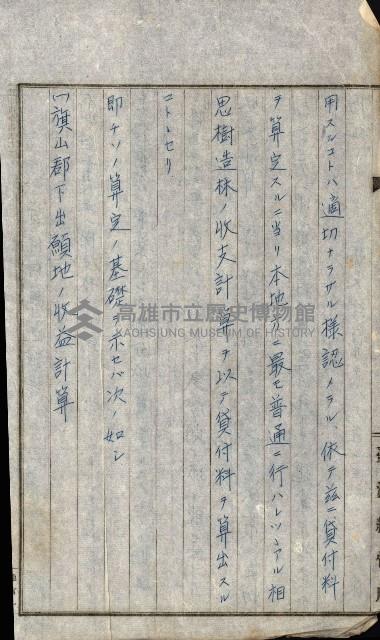 貸渡（旗山、恆春郡－被許可人赤司初太郎）藏品圖，第47張