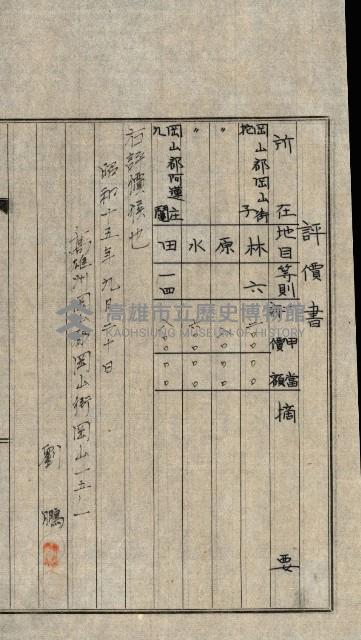 大岡山麓（海軍用地買收）藏品圖，第46張