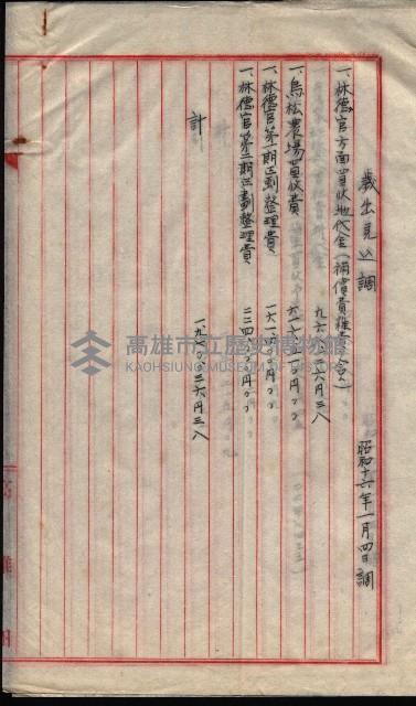  參考綴（土地區劃整理事業調）藏品圖，第96張