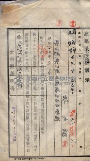 林德宮、五塊厝登記濟證綴
（林德官、五塊厝關係－九之三）藏品圖，第186張