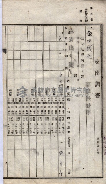 諸稅關係書綴藏品圖，第186張