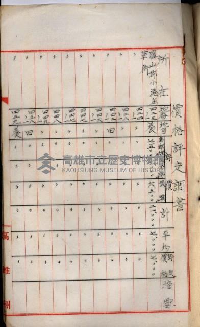 海軍用地高雄州公共用地交換件
（左營、草衙）藏品圖，第86張