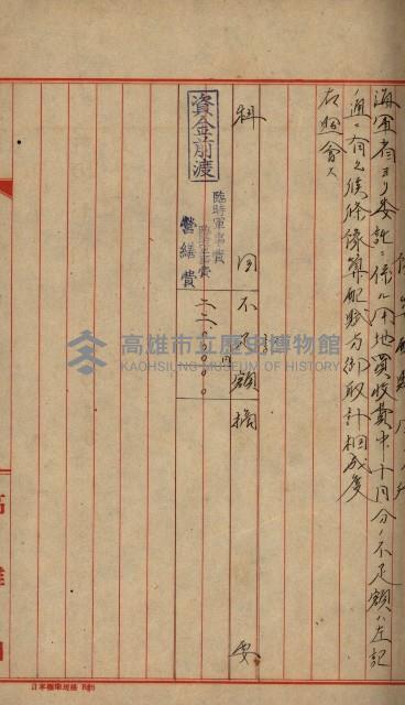 海軍豫算關係藏品圖，第86張