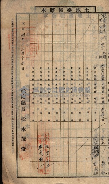 土地臺帳謄本綴入帳藏品圖，第86張