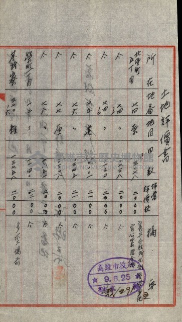 陸軍用地藏品圖，第387張