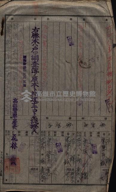 祭祀公業朱大經－買收登記關係書類
（買收關係－卅八之十九）藏品圖，第236張
