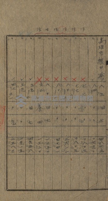 高雄州土地利用協會書類綴
（海軍用地使用許可關係）藏品圖，第137張
