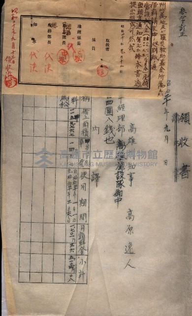 州有地臺灣軍借上契約綴藏品圖，第38張