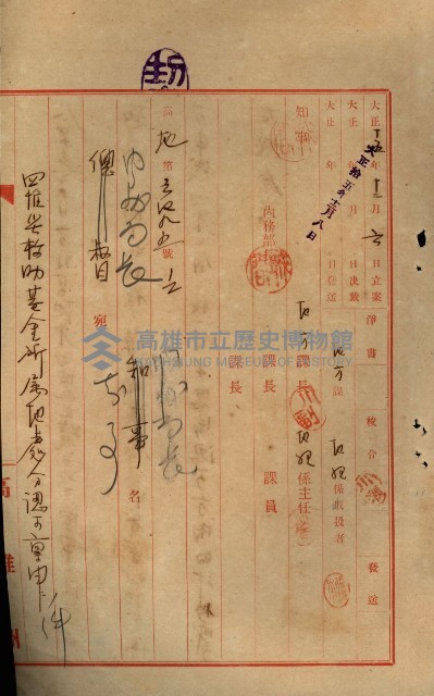罹災救助基金所屬地處分關係書類
（罹災救助二十之八）藏品圖，第36張