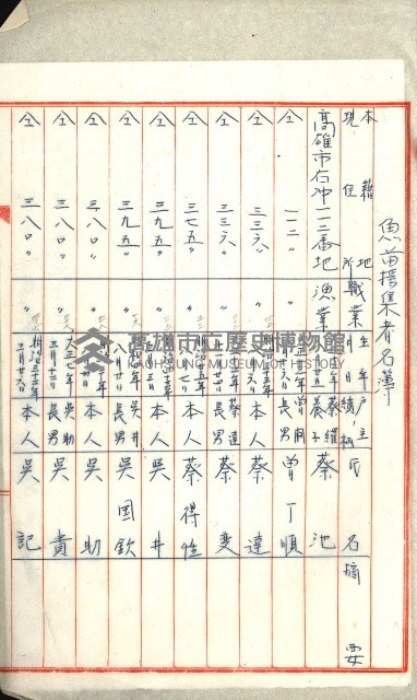 高雄州土地利用協會書類綴
（海軍用地使用許可關係）藏品圖，第279張