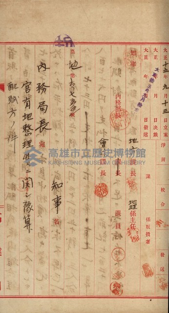 官有地整理費豫算關係書類
（地理系）藏品圖，第485張