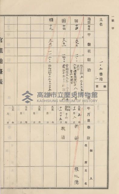 美濃庄官租地臺帳（二冊之內第一號）藏品圖，第76張