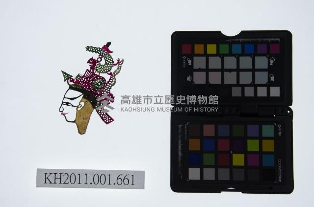 皮影戲偶頭-生藏品圖，第1張