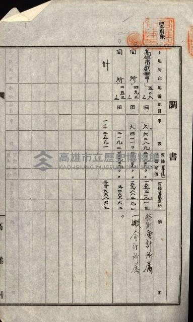 州有地賣拂書類－特別會計、一般會計所屬
（重工業用地十二之三）藏品圖，第163張