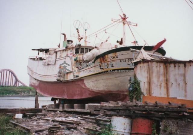 滿漁靈漁船破損情形-整體漁船輪廓藏品圖，第1張