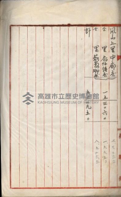 曹公圳使用許可書類（高雄州）藏品圖，第63張