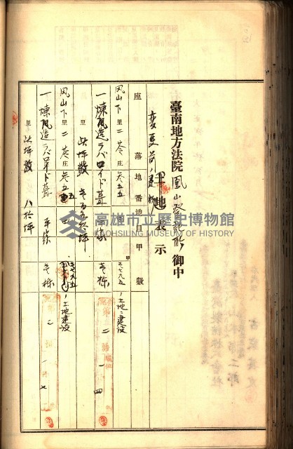 建物登記申請書、囑託書、通知書
附屬書類綴込帳（建申第壱號）藏品圖，第363張