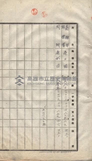 林德宮、五塊厝登記濟證綴
（林德官、五塊厝關係－九之三）藏品圖，第423張