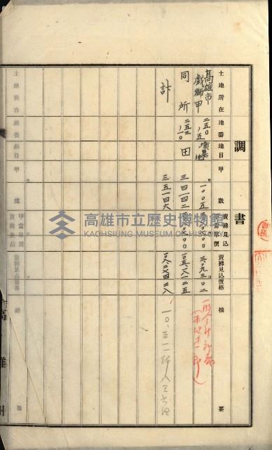 州有地賣拂綴－一般會計所屬
（重工業用地十二之六）藏品圖，第23張