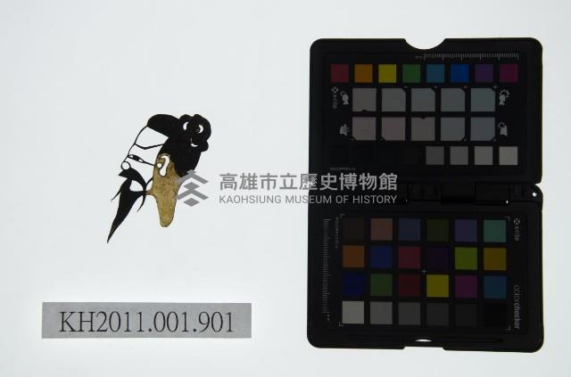 皮影戲偶頭-末藏品圖，第1張