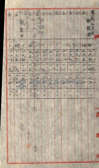 陸軍用地關係綴（評價關係）藏品圖，第518張