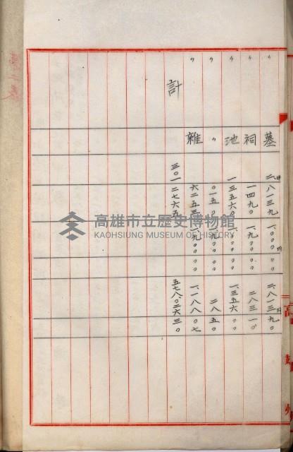 海軍用地高雄州公共用地交換件
（左營、草衙）藏品圖，第103張