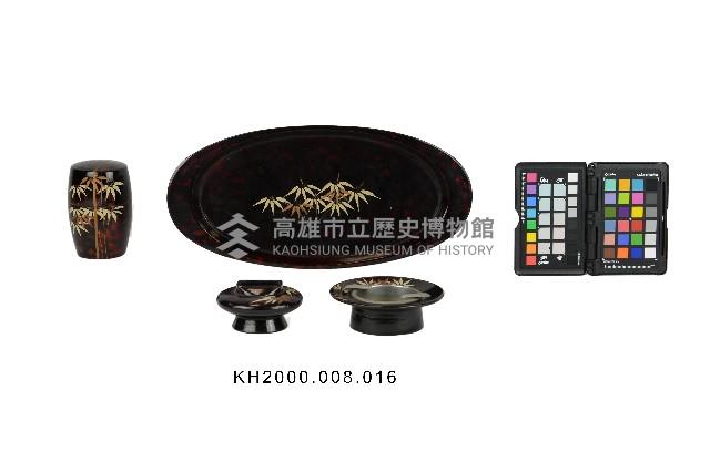彩繪竹紋煙具組藏品圖，第1張