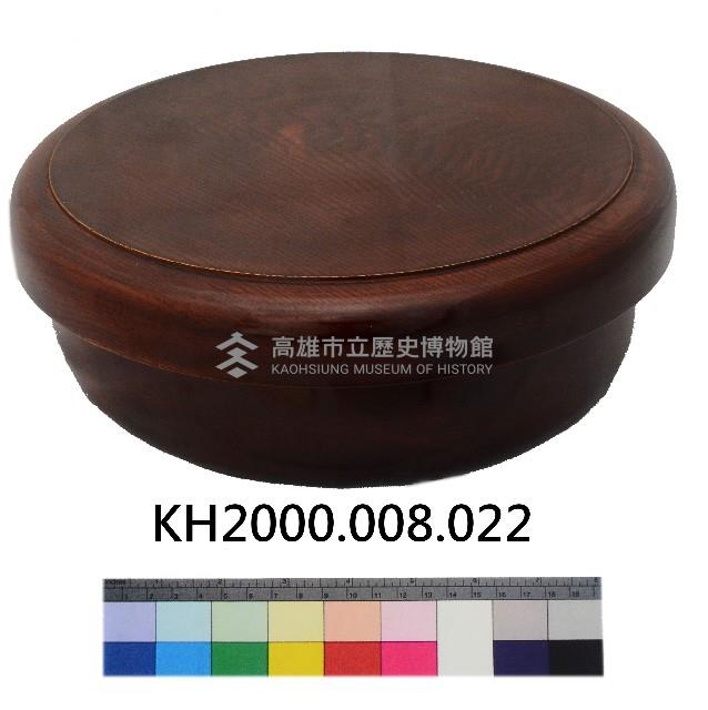 木紋素色漆茶具盒藏品圖，第3張