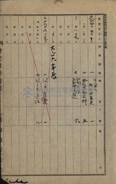 （法人登記）登記申請書附屬書類、嘱託書、通知書綴込帳
（申法第五號）藏品圖，第3張