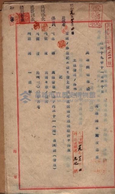 高臨營第一號ノ內三十一（岡）第（6）號－囲子內外藏品圖，第3張