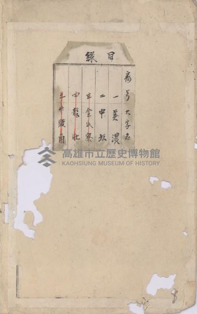 美濃庄官租地臺帳（二冊之內第一號）藏品圖，第3張