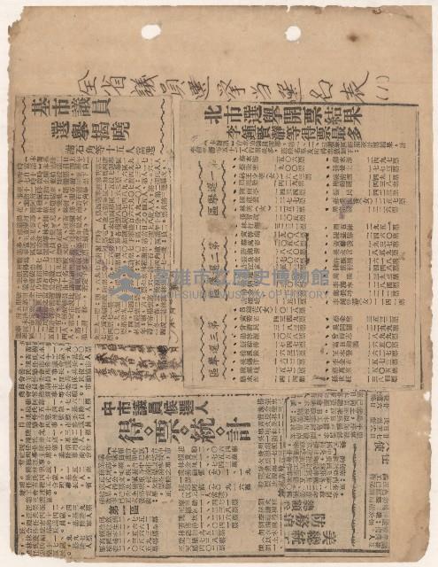 選舉相關剪報彙集藏品圖，第2張