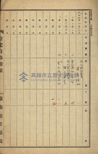 法人登記申請書－附屬書類、囑託書、通知書綴込帳
（申法第四號）藏品圖，第3張
