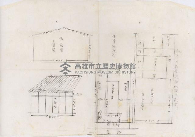 車庫建物配置平面圖藏品圖，第2張