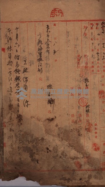 高臨營第一號ノ內三第（6）號外
（援巢右）藏品圖，第3張