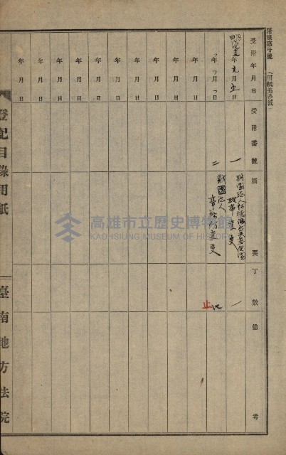 法人登記申請書附屬書類綴込帳
（申法第弍號）藏品圖，第3張