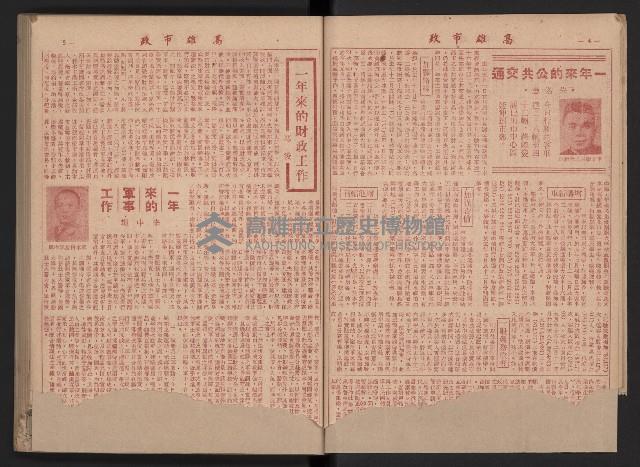 《高雄市政》合訂本第二冊（26期-50期）藏品圖，第12張