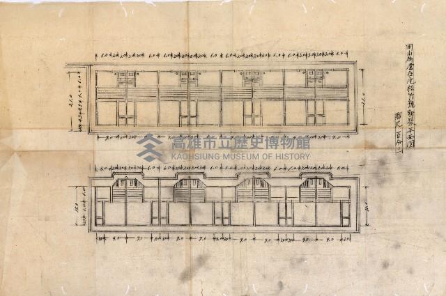 高臨營第一號ノ內第（21）號
（14）工事（建物買收）
（前峯）藏品圖，第13張