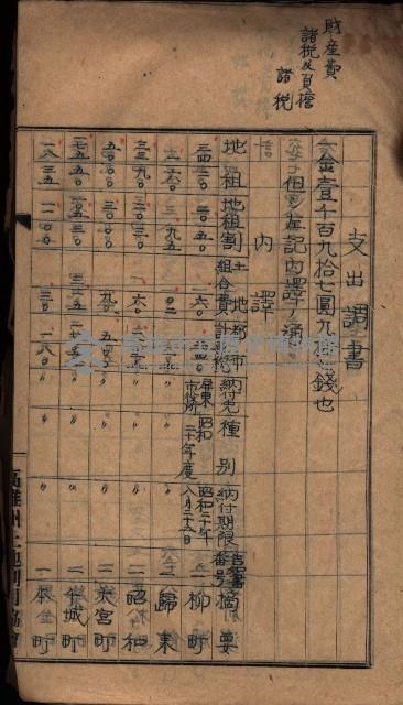 諸稅關係書綴藏品圖，第13張